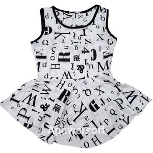 Papaya Black & White Graffiti Top